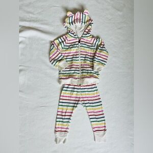 Hannah Andersson Multicolor Hoodie and Pants Set